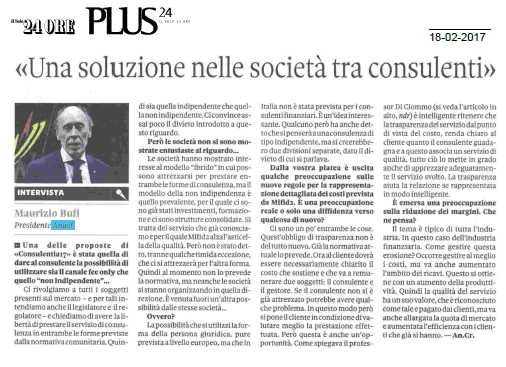 Una soluzione nelle società tra consulenti