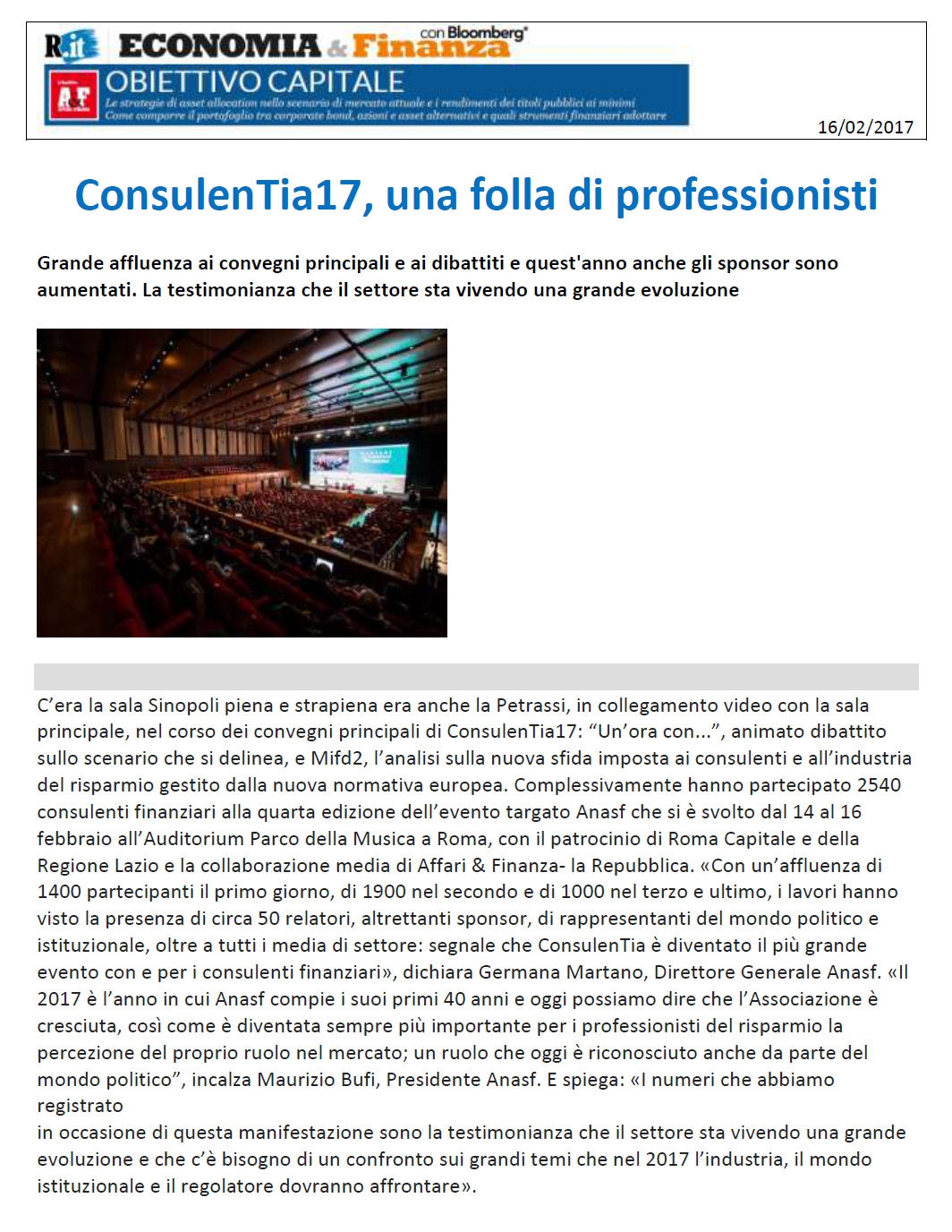 ConsulenTia17, una folla di professionisti