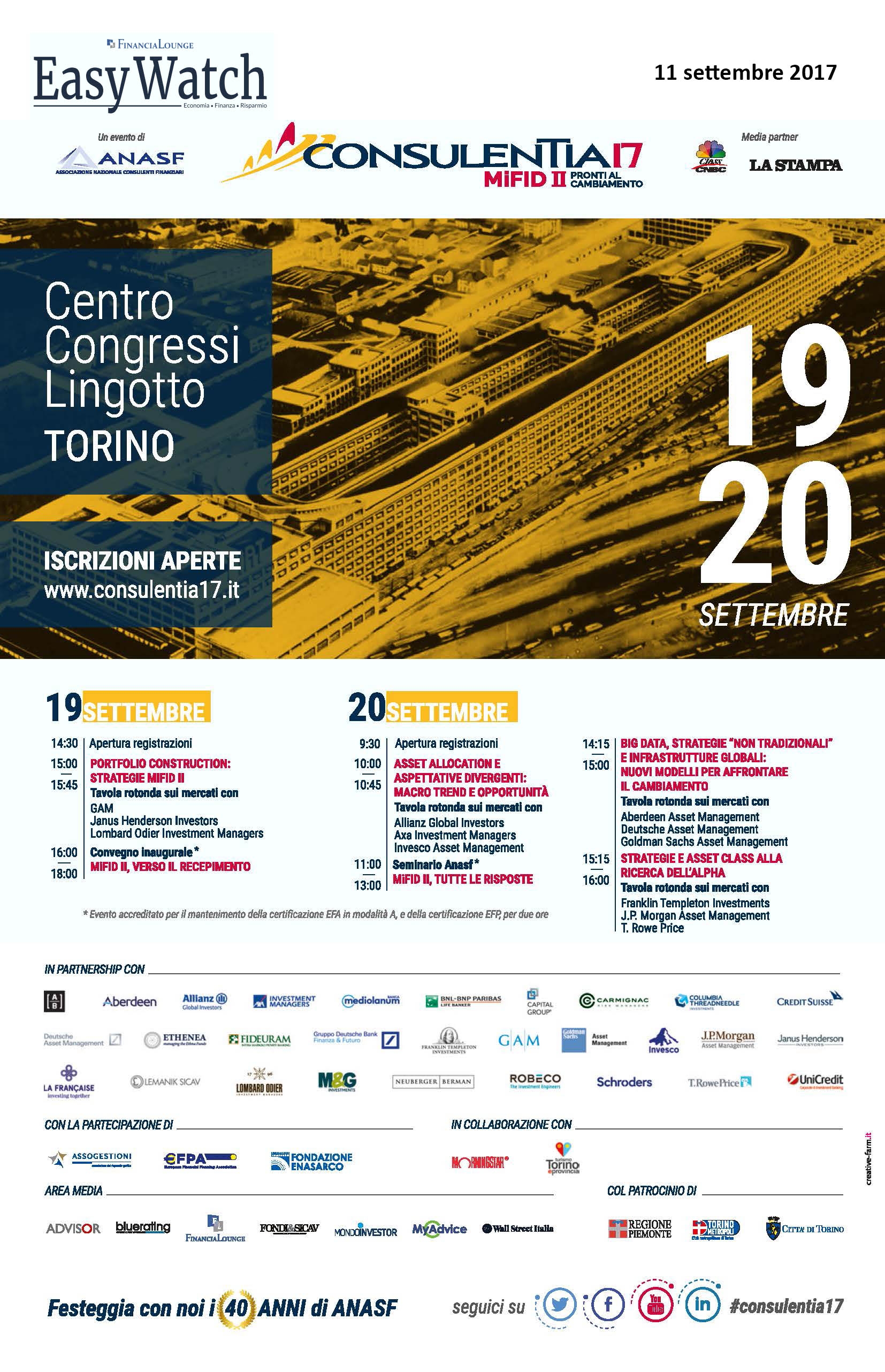La pubblicit&agrave; di ConsulenTia17 Roma &egrave; su EasyWatch